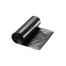  Vrečke za odpadke HDPE 50×60 cm, 30 L, črne, 50 kos/rol